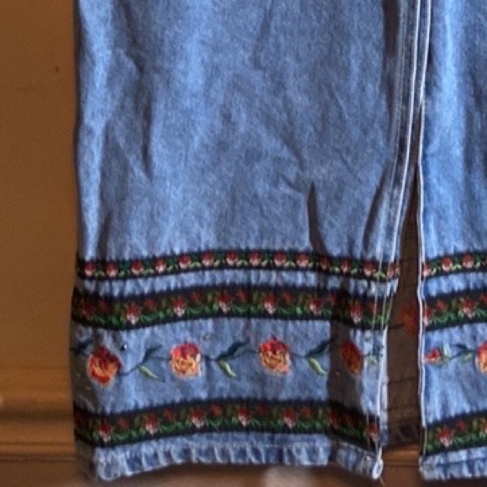 Vintage Denim Maxi Skirt - Picture 8 of 9